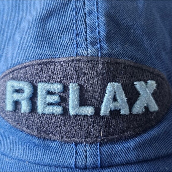 Tommy Bahama Tip Your Hat Margarita Cotton Hat Embroidered Logo Relaxed Fit Blue - Picture 3 of 15